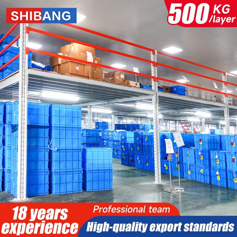 OEM / ODM Heavy Duty Steel Platform Racking System Industrial Mezzanine Floors