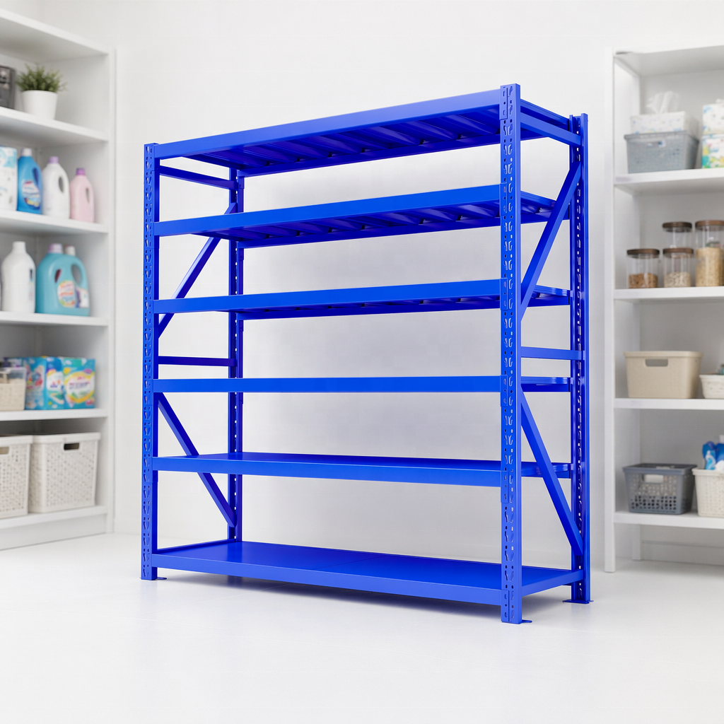Shibang Boltless Steel Shelving Mutil Tier Adjustable Powder Coated Corrosion Protection Garage Storage Racks Warehouse Shelves