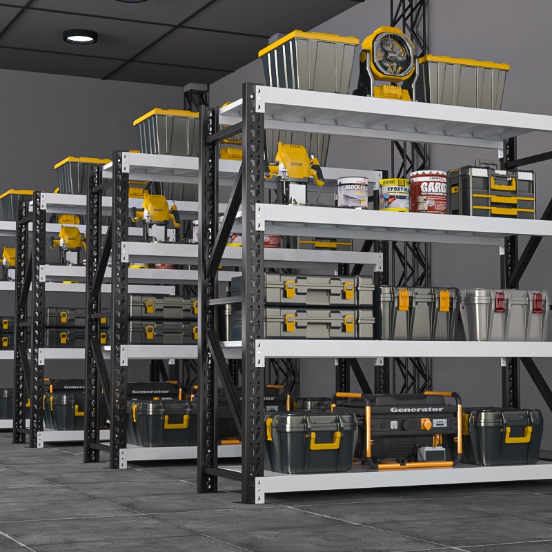 High Quality Warehouse Heavy Duty Metal Shelving Rack Industrial Goods Shelf System