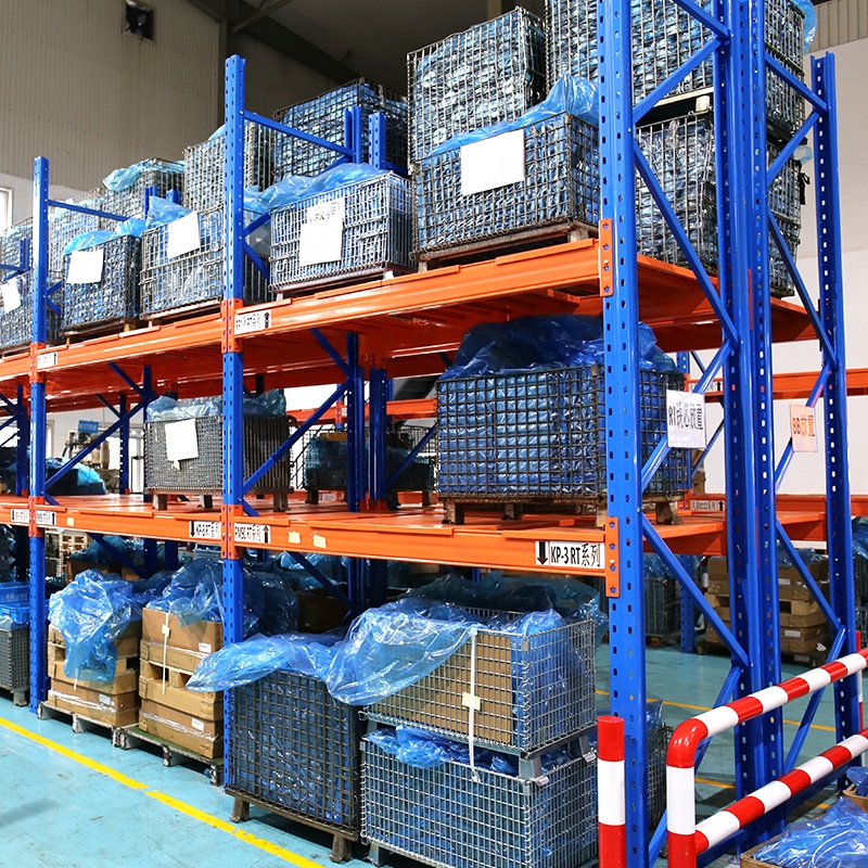 Factory Custom Industrial Heavy Duty Storage Shelves Systems Stacking Units Metal Rack Warehouse Steel Pallet Racking