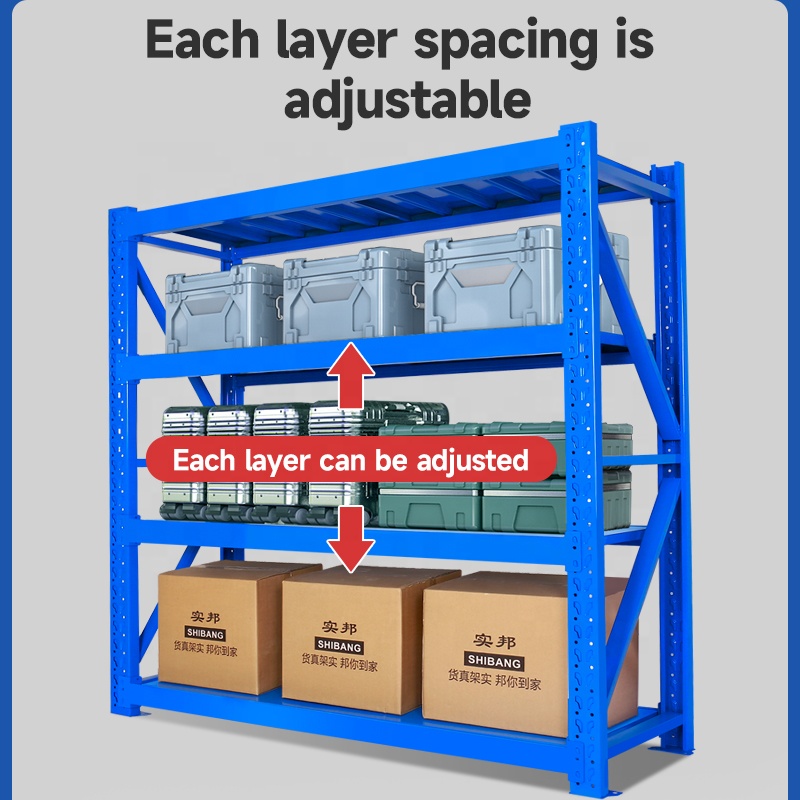 OEM Heavy-Duty Boltless Steel Corrosion Protection 5-Layer Durable Storage Shelf CE Certified for Garages Warehouses Pallet