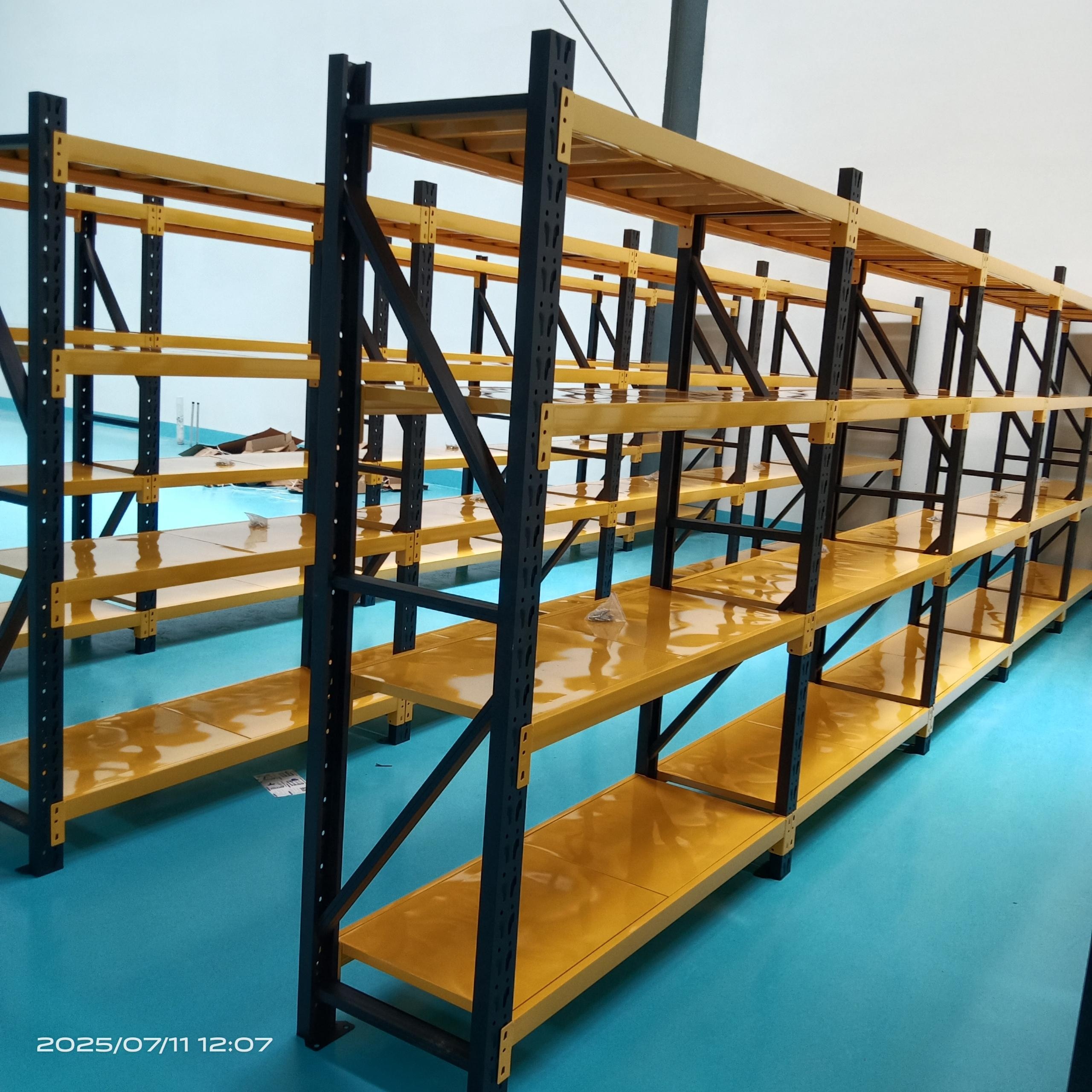 Customized Factory Supply Industrial Workshop Display Shelving  Storage Shelves Metal Material Storage Rack Display Racks