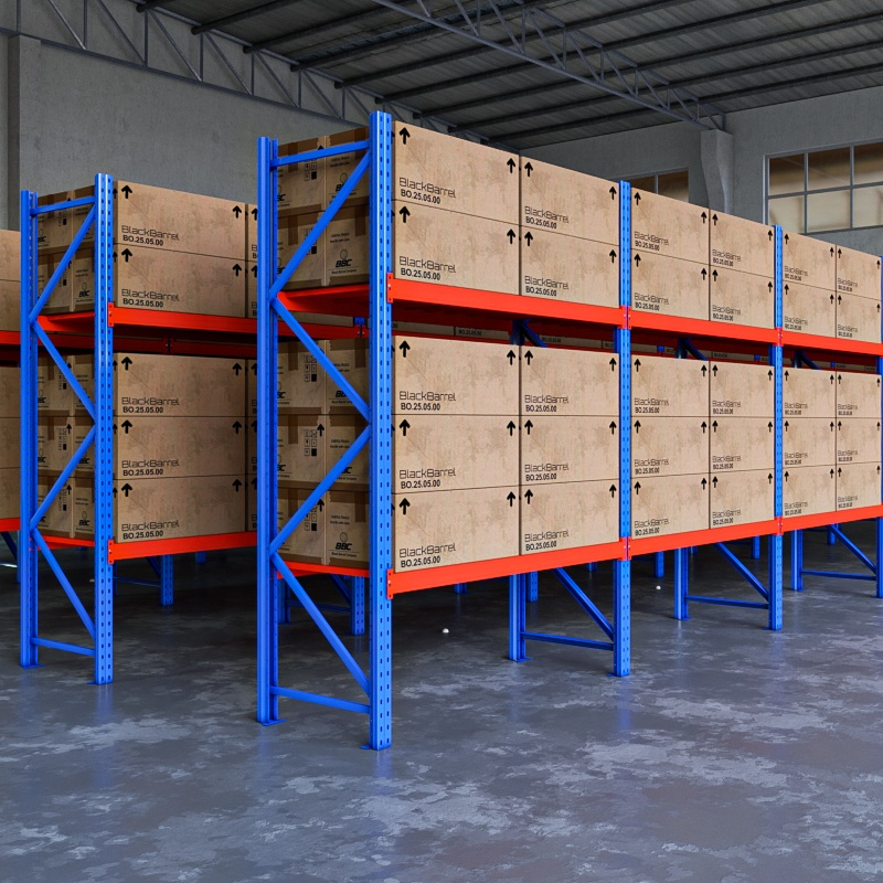 Q235B Steel Metal Industrial Storage Shelves Adjustable Storage Q235 B Pallet Racks for Warehouse