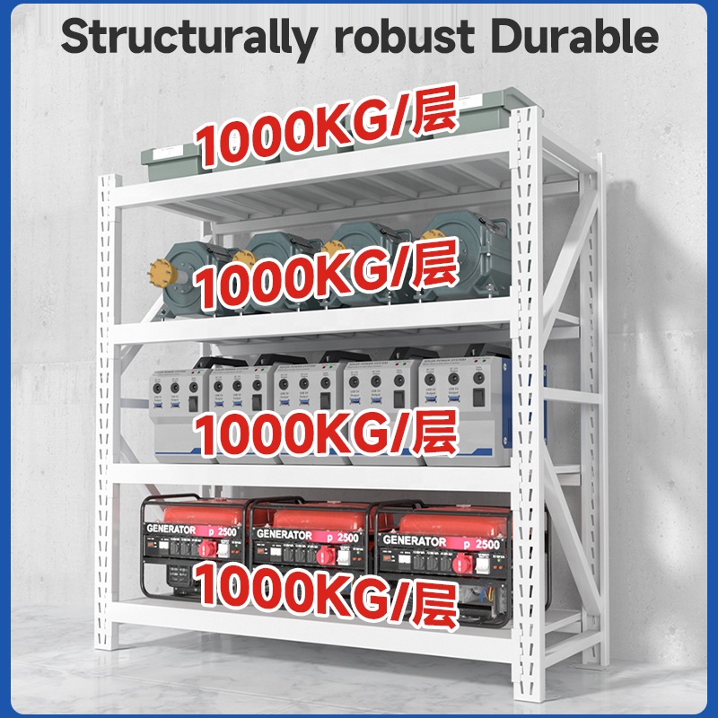 1000KG Load Boltless Rack System Storage Racks Shelving Units Storage Shelves Heavy Duty Shelves for Warehouse