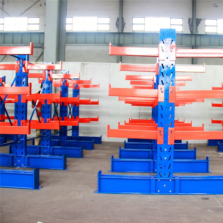 Industrial Adjustable Roll Out Cantilever Shelving Racks System