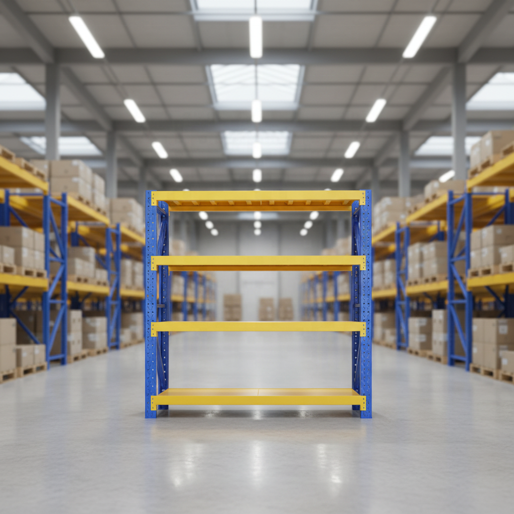 Superior Quality 4-Layer Metal Boltless Rack Shelf for Warehouse Storage Medium Duty for Garage Storage