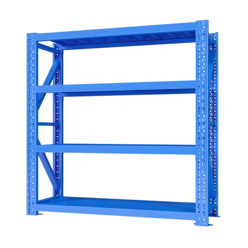 Wholesale Mutil Layer 300KG Metal Rack Main Warehouse Storage Equipment Combination Goods Shelves Steel Material Rack