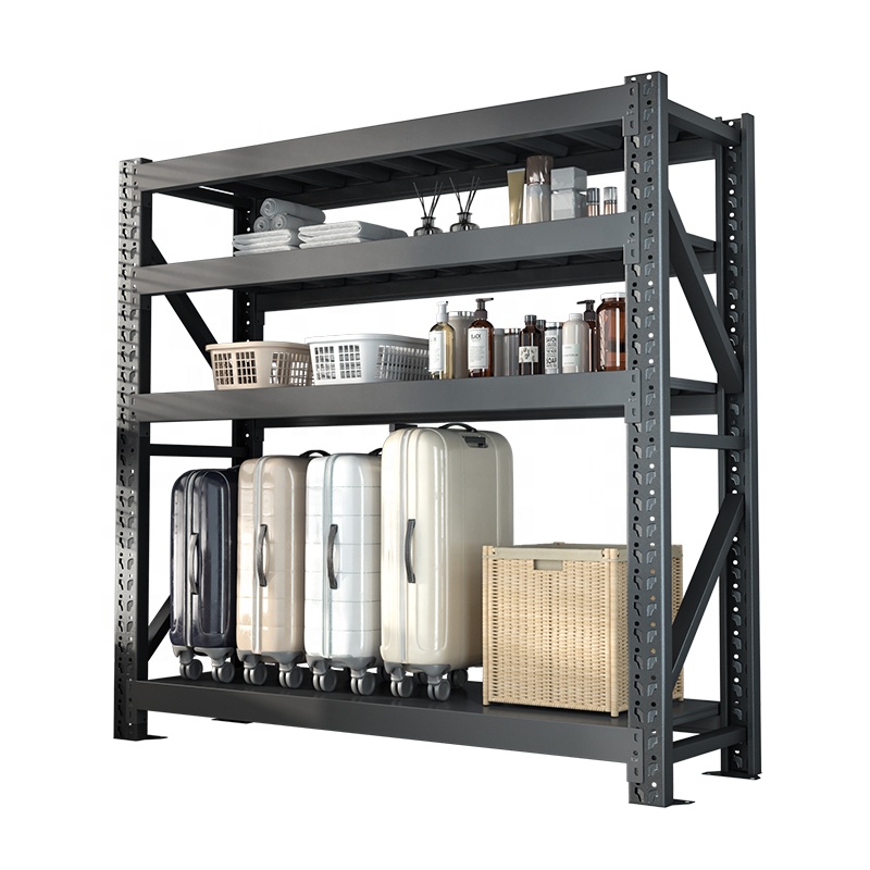 500KG Heavy Duty Adjustable Steel Storage Rack Shelving Units for Garage and Warehouse Use Corrosion Protected Metal Shelves