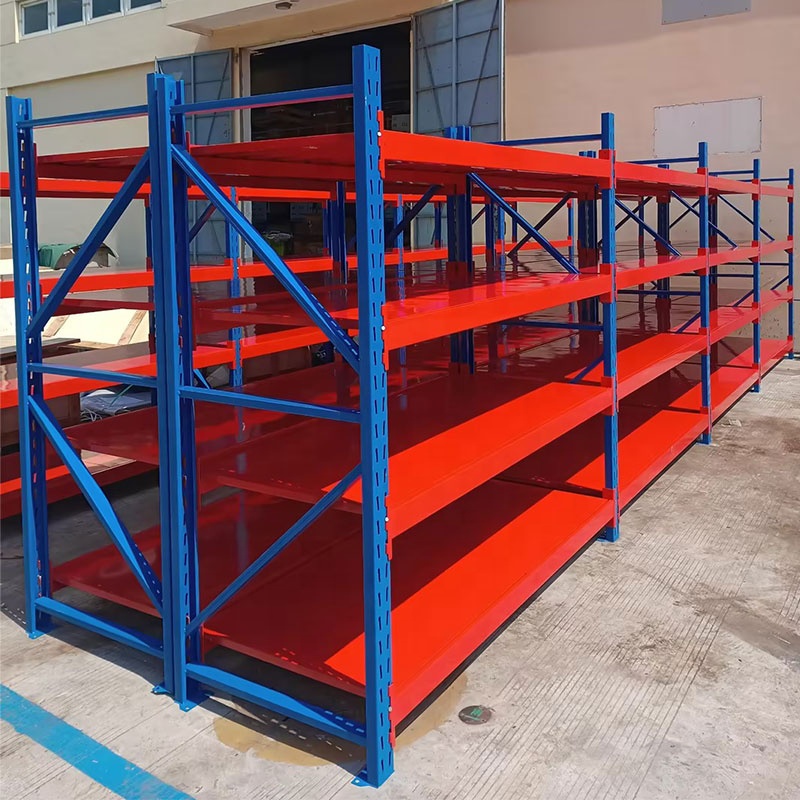 500kg Adjustable Boltless Shelf 2000*600*2000mm 4 Layer Shelves Unit Metal Steel Warehouse Storage Rack
