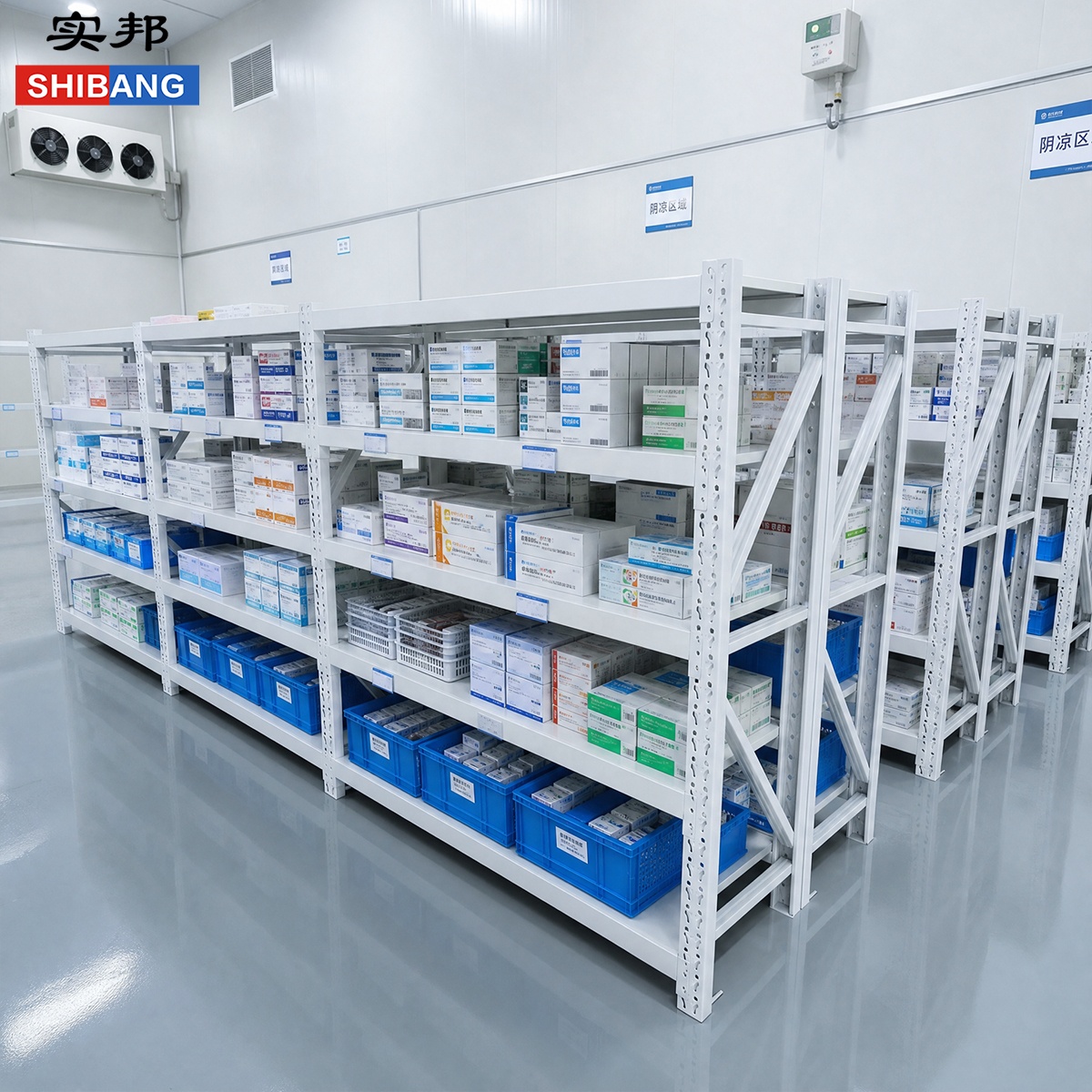 Racking Adjustable Metal Boltless Shelf and Racks Warehouse Storage Medium Duty Metal Rack Shelf