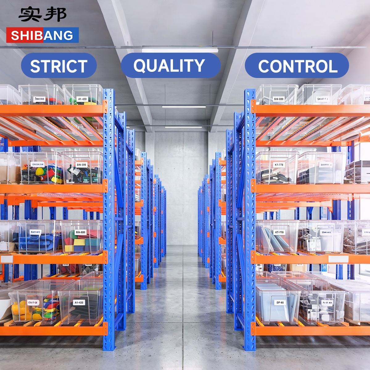 Roller Shelf System Warehouse Storage Wheel Shelving Carton Flow Rack