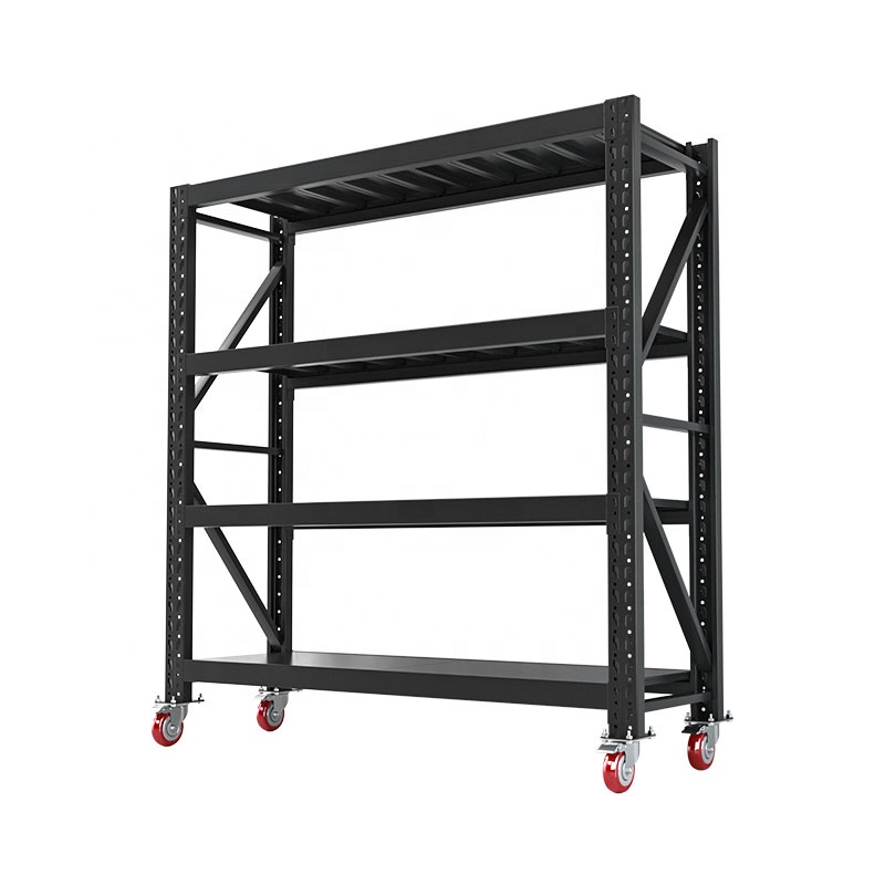 Shibang Steel Rack Corrosion Protection Boltless Adjustable Thickened Medium Duty Caster Wheel Powder Coated Industrial