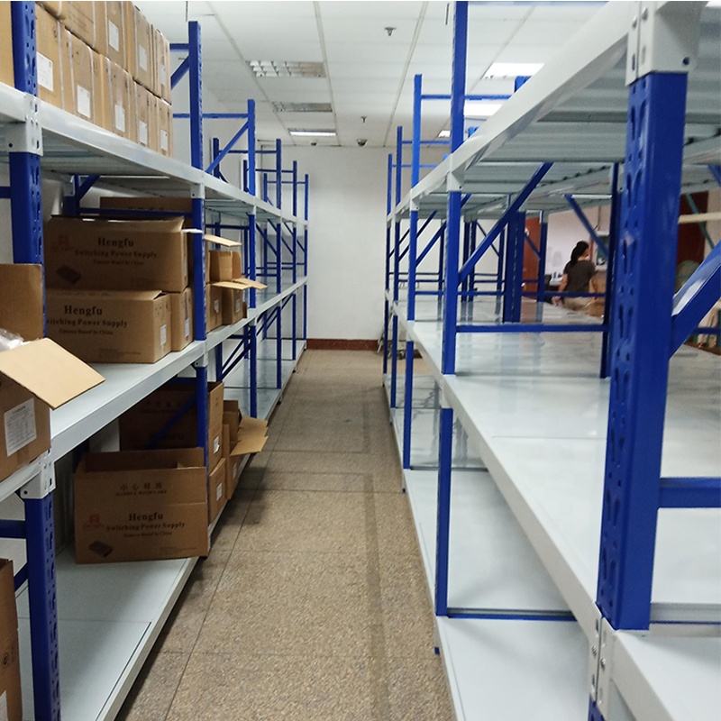 Boltless Adjustable Heavy Duty Load-Bearing 300kg/Layer Steel Racks Warehouse Industrial Stack Storage Racking Shelving System