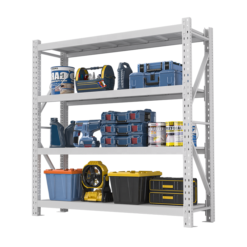 350KG Steel Racking Shelves Multi-Level Boltless Assembly Powder Coated Corrosion Protection Adjustable Storage Racks