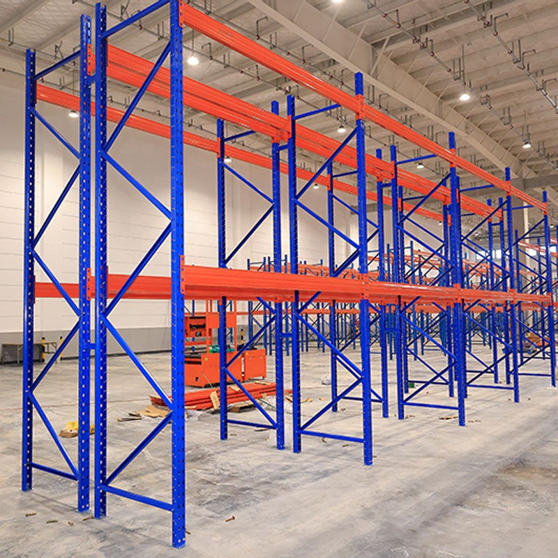 Shibang Industrial Cold Rolled Steel Selective Pallet Rack Heavy Duty Powder Coated Warehouse Shelving System
