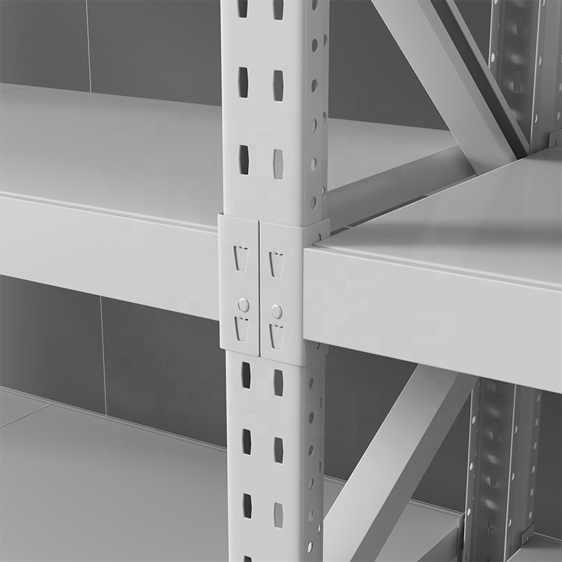 Q235 Steel Multilayer Storage Rack Medium Duty Tier Adjustable Powder Coated Multi-Level Rack for Heavy Weight Cargo
