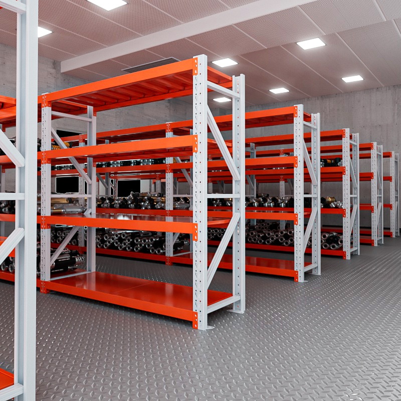High Quality 500kg Steel Storage Racks 4/5-Layer Adjustable Steel Racking Heavy Duty Warehouse Shelf System Factory Sale