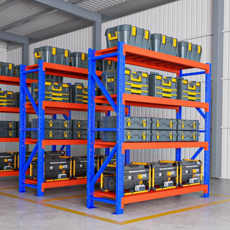 40HQ 350 Set 200*60*200CM Garage Warehouse Industrial Racking Systems