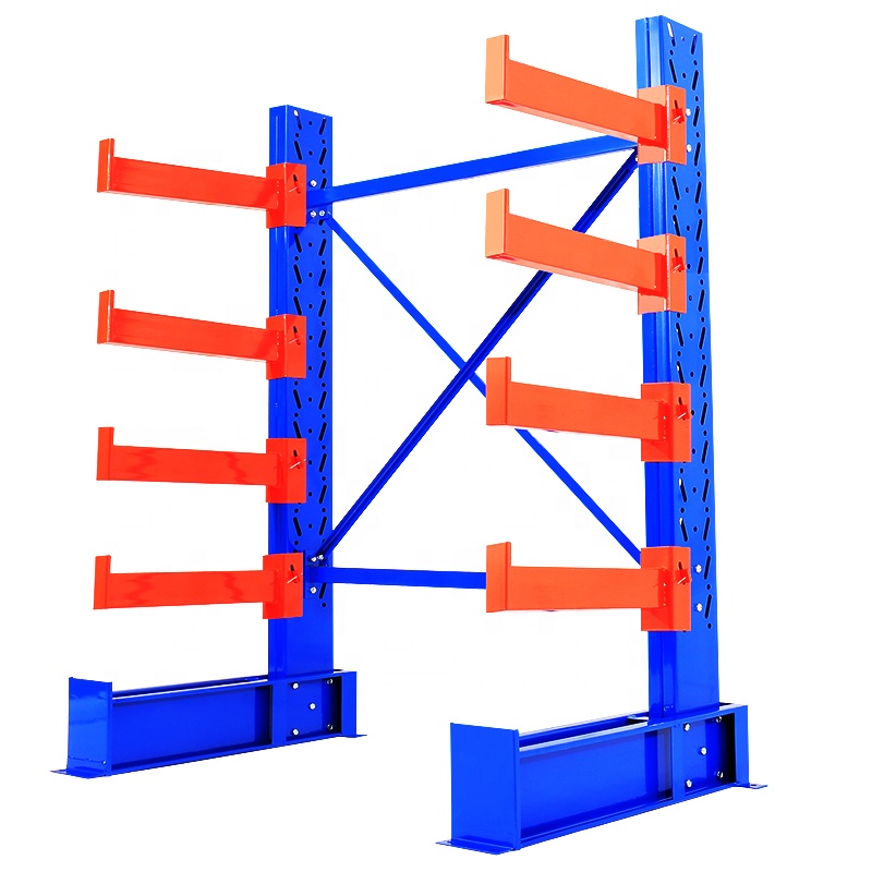 Safety Reliable Heavy Industry Metal Shelves Iron Warehouse Storage Racks Cantilever Rack
