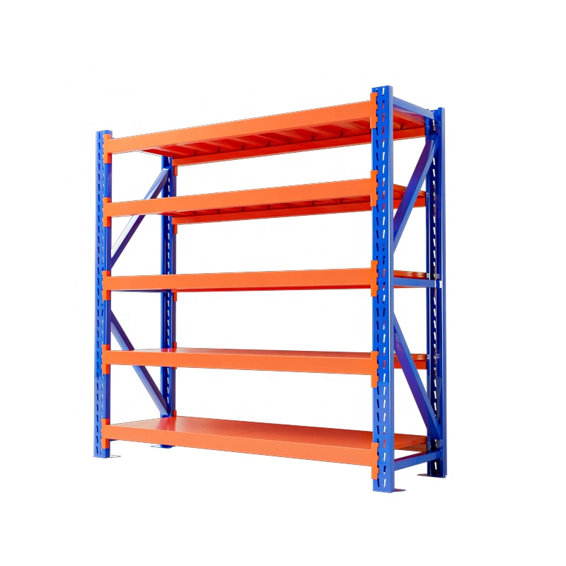 Shibang Adjustable Multi Tier Shelves 600KG High Load Storage Racking Warehouse Steel Racks
