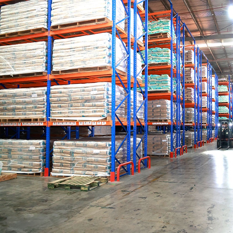 Commercial Grade Warehouse Logistics Storage Solutions Heavy Duty Cold Rolled Steel Powder Coated Adjustable Pallet Racking