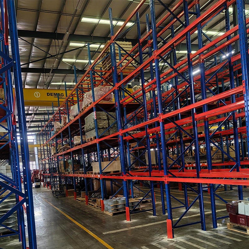 Economical Heavy Duty Cold Rolled Steel Multi-Level Selective Pallet Rack Corrosion Protection 250cm Layer Length for Warehouse
