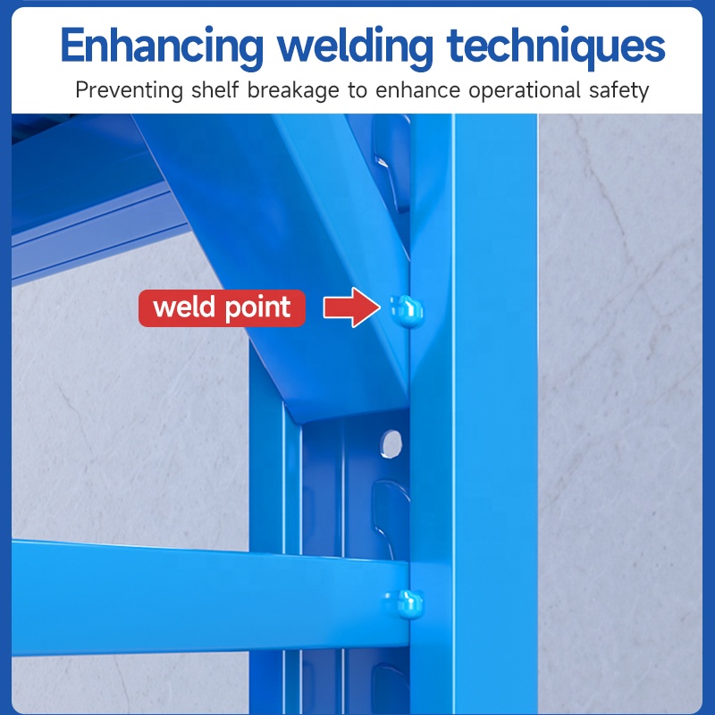 400KG Load Corrosion Protection Shelving High Quality Steel Racking System Home Warehouse Shelves Storage Racks Factory