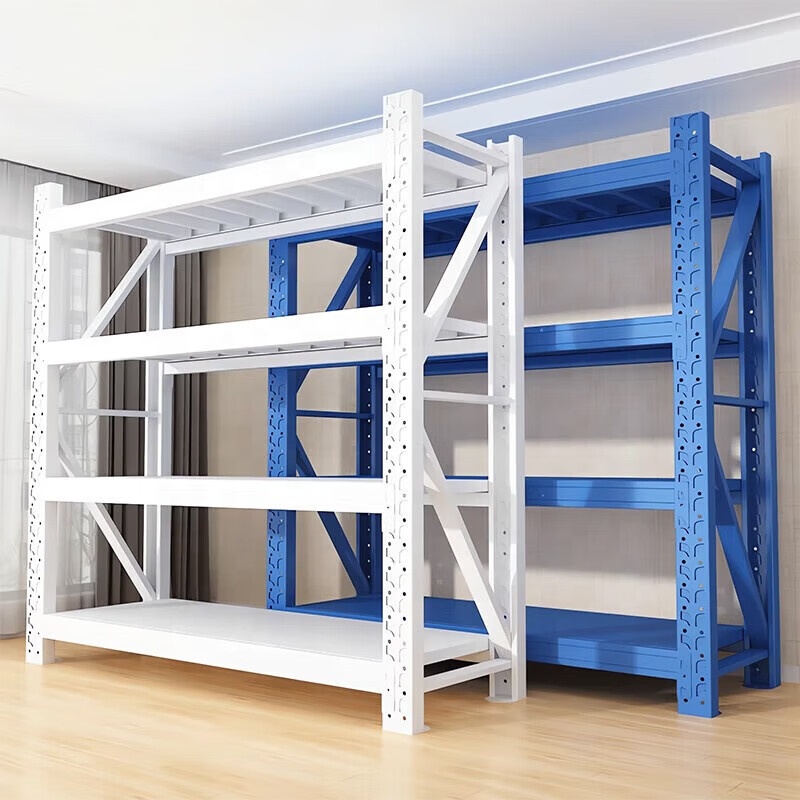 High Quality CE ISO Certification Boltless Adjustable Warehouse Light Duty Industrial Metal Shelving Q235 Steel Shelves