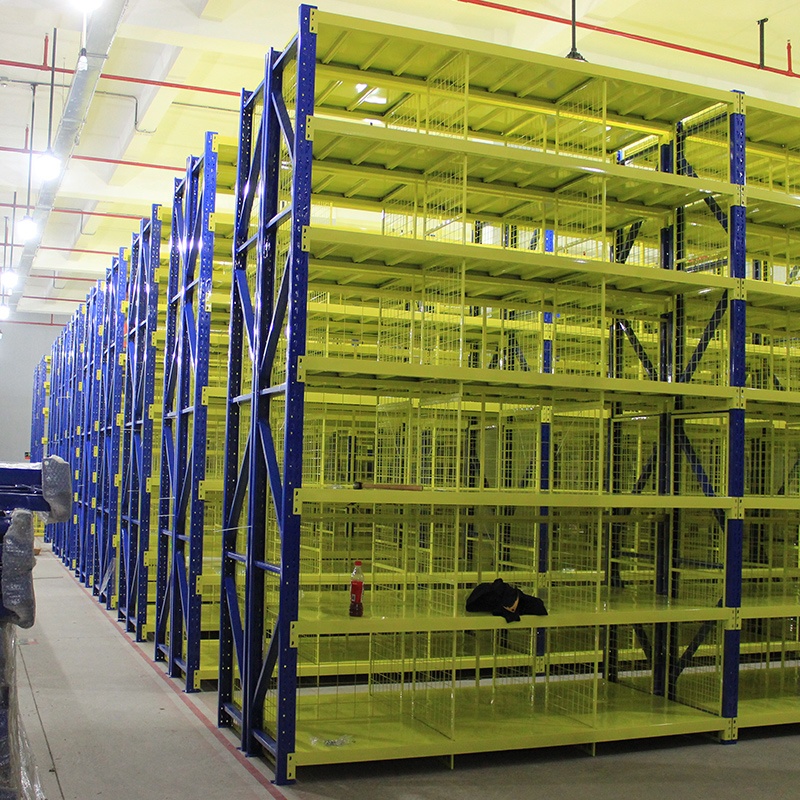 300kg Capacity Mesh Panel Shelving Units Adjustable Boltless Storage Rack Corrosion Protection Commercial Industrial Rack