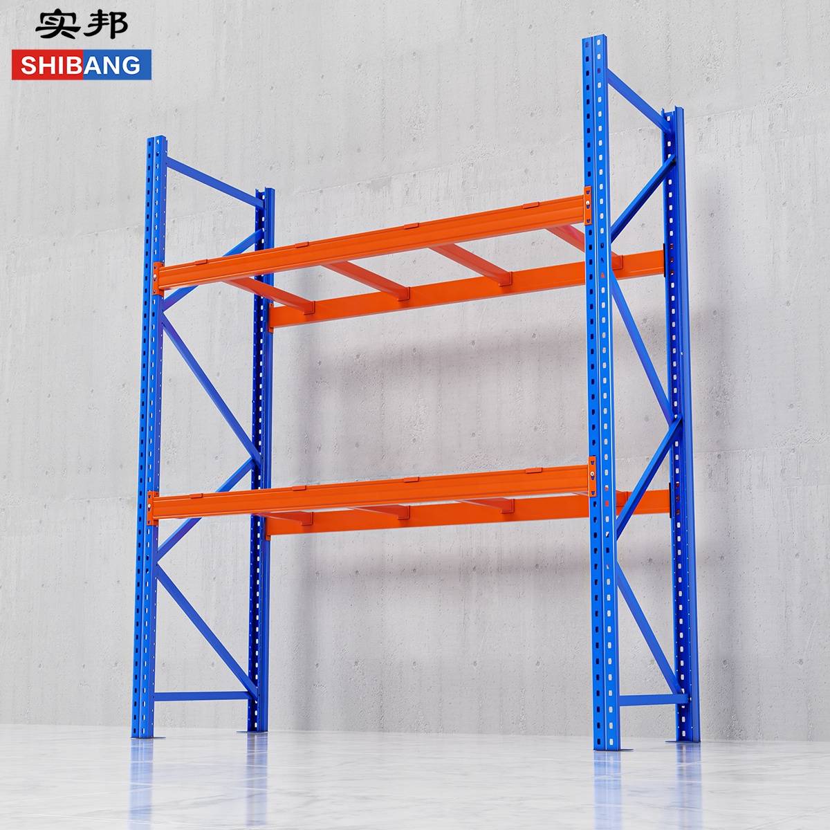 High Density Selective 3 Ton Per Layer Capacity Q235 Steel Industrial Storage Rack