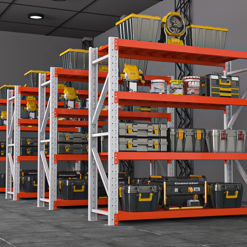 Adjustable Boltless Racking Q235B Steel Shelves for Cold Storage Room Commercial Rack for Warehouse