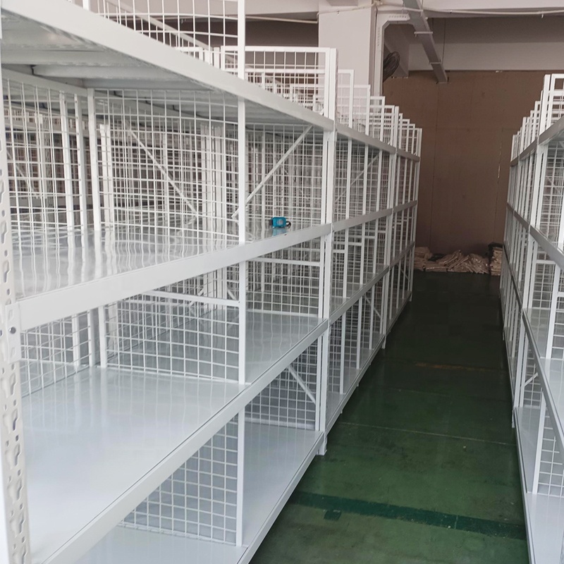 Factory Supplied Logistics Industry Sort Shelving Steel Multi-Level Storage Rack Separator Mesh Corrosion Protection Powder