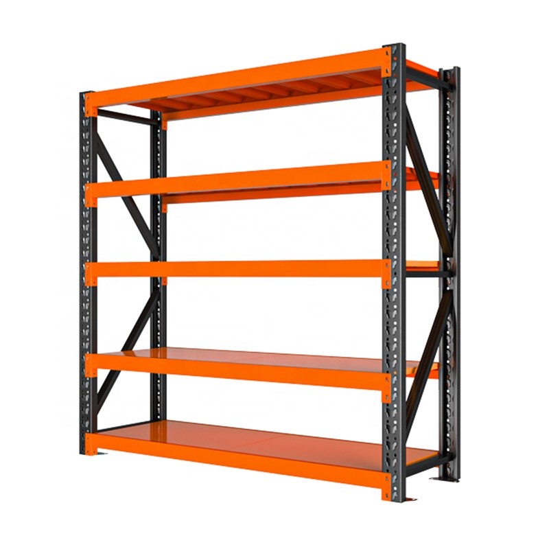 Steel 300kg/Layer Load-Bearing Adjustable Storage Shelves Customizable Warehouse Medium Duty Shelving Racking
