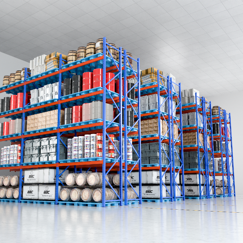 1000-4500kgs/level Loading Warehouse Racking System/steel Pallet Rack for Factory Storage