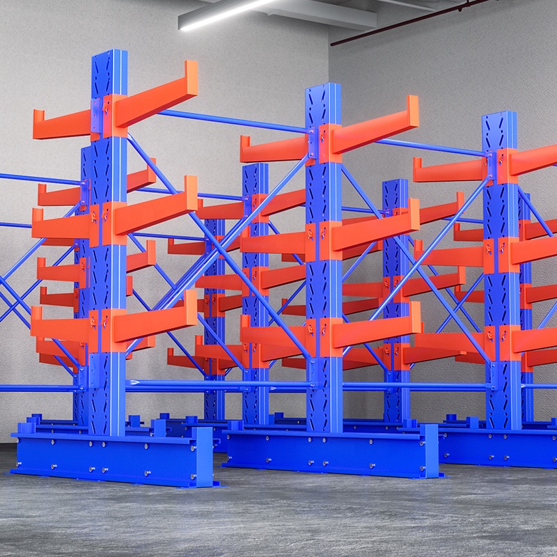 Safety Reliable Heavy Industry Metal Shelves Iron Warehouse Storage Racks Cantilever Rack