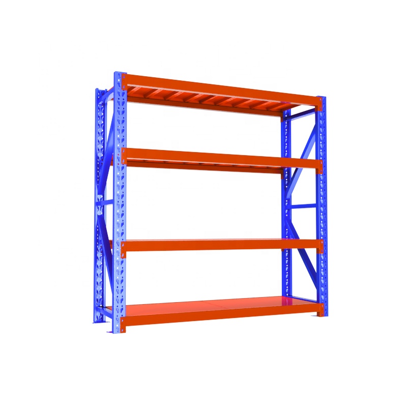 In Stock Garage Warehouse Rack Adjustable Storage Stacking Racks Steel Metal Shelving Shelves
