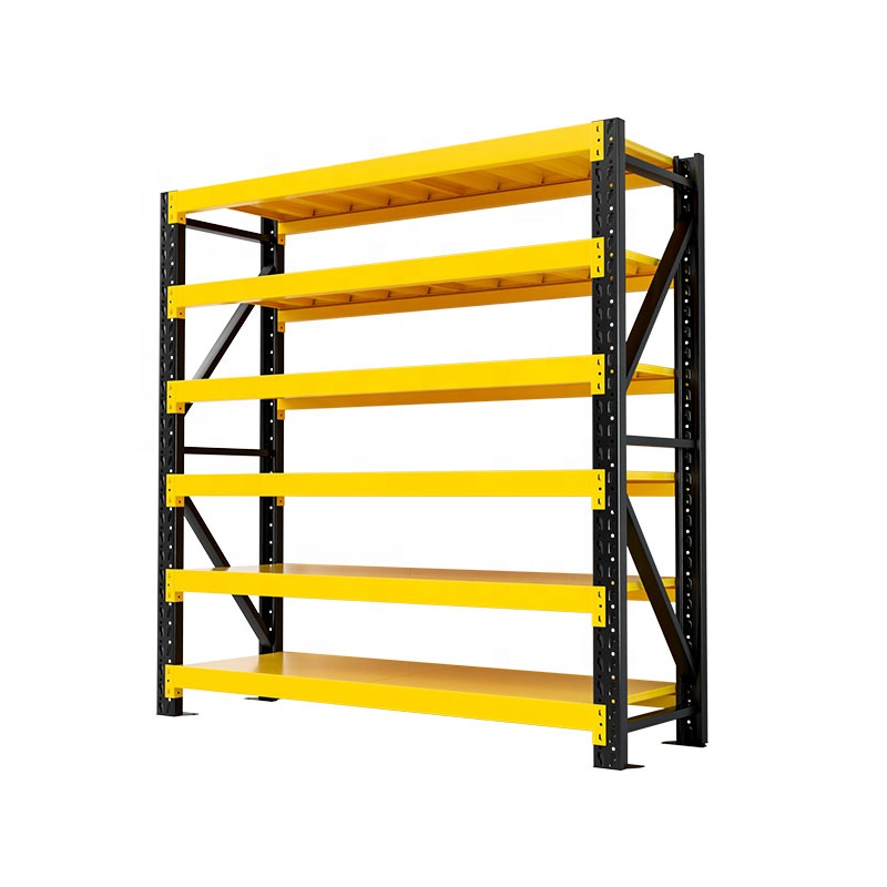 500kg 6/7/8 Layer Industrial Steel Warehouse Rack with Corrosion Protection Powder Coated CE Certified
