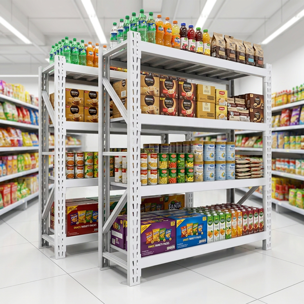 Factory Price Mutil Layer Adjustable Steel Warehouse Storage Rack 500kg Stacking Racks & Shelves