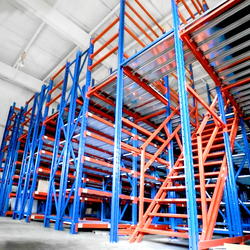 Heavy Duty Steel Structure Mezzanine Floor System Supported Mezzanine Platform Multi-level Warehouse Storage Rack System