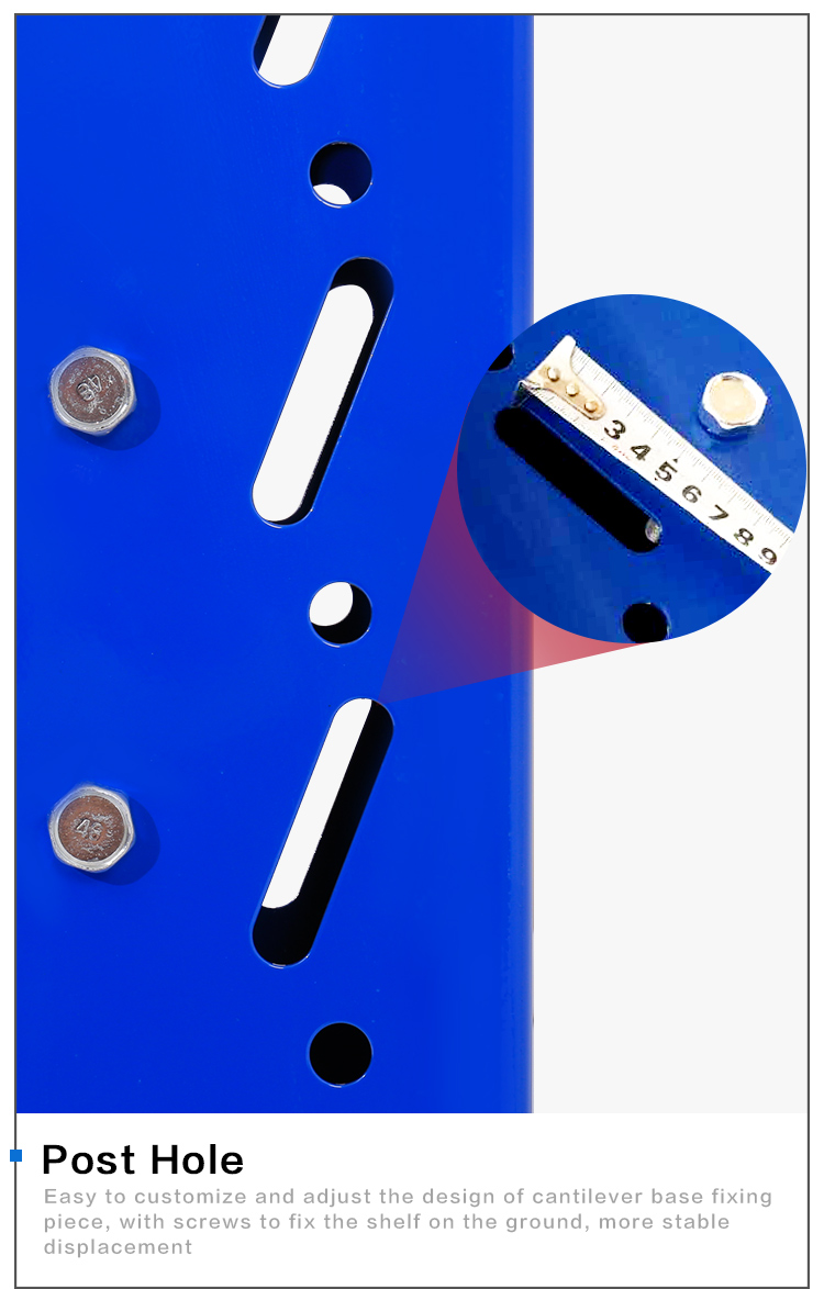 Cantilever rack detail 5