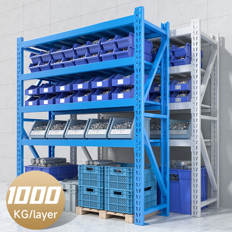 1000KG Load Boltless Rack System Storage Racks Shelving Units Storage Shelves Heavy Duty Shelves for Warehouse