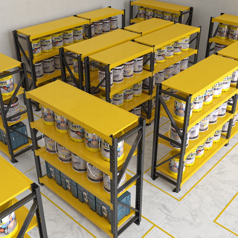 High Quality Boltless Adjustable 200kg/Layer Steel Racks Warehouse Industrial Stack Storage Racking Shelving System