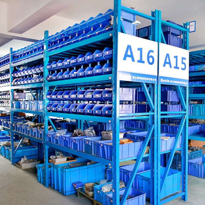 Factory Customized Thickening 800KG Load Stacking Shelves Storage Industrial Boltless Warehouse Heavy Duty Metal Rack