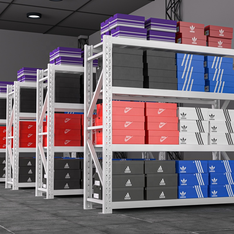 Industrial Cold Rolled Steel Multi-Layer Powder Coated Warehouse Racks with Adjustable Design for Efficient Inventory Storage