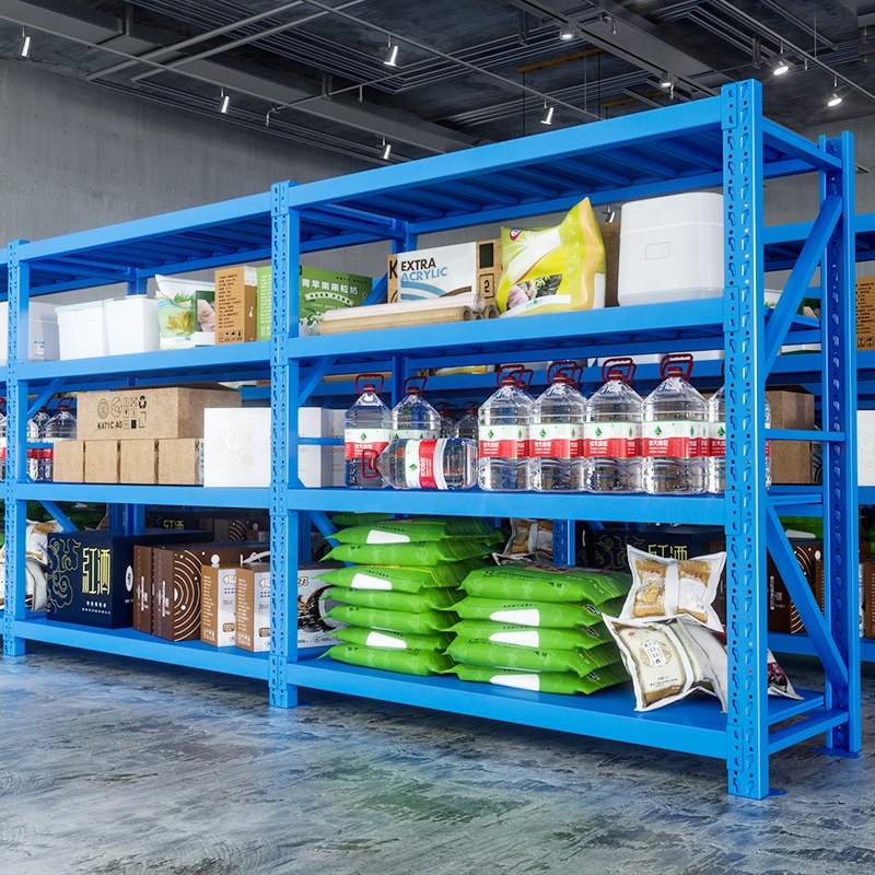 Industrial Warehouse Rack Boltless Adjustable Steel Multi Layer Storage Shelves Durable Powder Coated Carton Storage