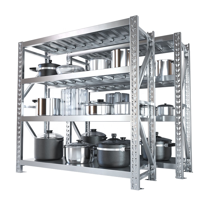 Warehouse Industrial Storage Racks Tool Rack Home Supermarket Shelves 304 Stainless Steel Shelves