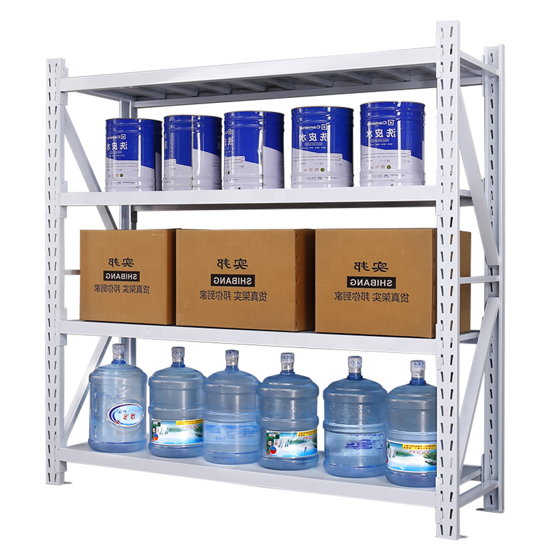 Long Span Storage Adjustable Corrosion Protection 600Kg Steel Racking Warehouse Shelving Stacking Racks Shelves