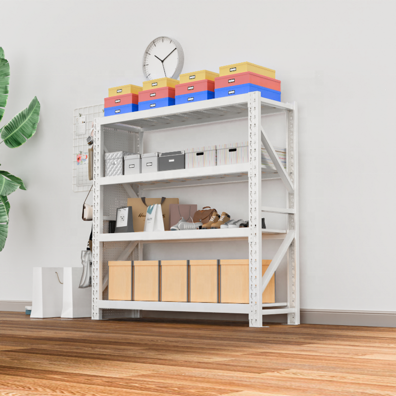 Heavy Duty 5-Layer Steel Rack Pegboard Wall Mount Display Rack for Home Organization