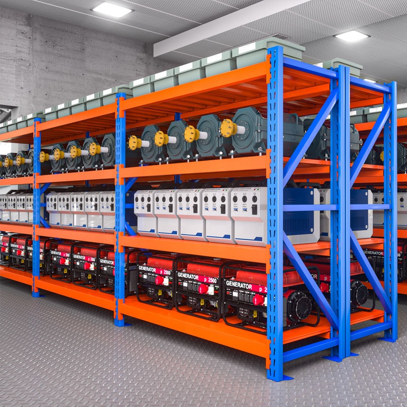 Steel Heavy Duty Load-Bearing 600kg/Layer Adjustable Storage Shelves Customizable Warehouse Shelving Racking