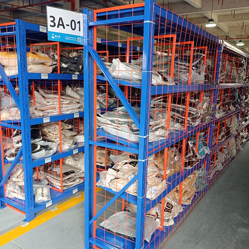Factory Supplied Logistics Industry Corrosion Protection Powder Coated Boltless Steel Multi-Level Sort Shelving Storage Rack